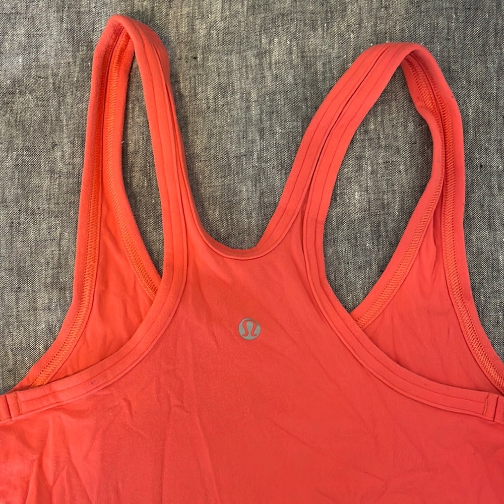 Womens lululemon tank (coral/orange)